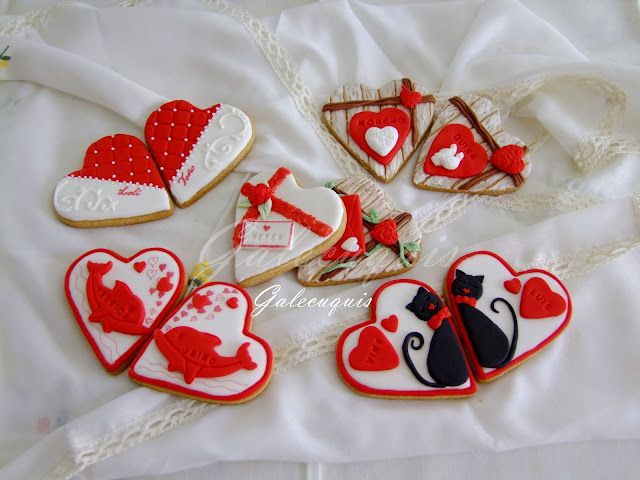 Galletas decoradas San Valentín