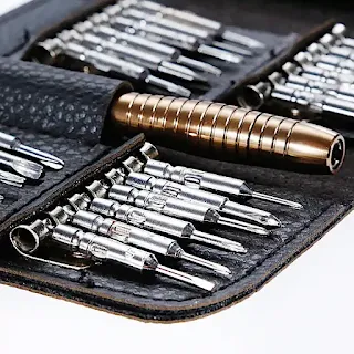 The 25 piece precision screwdriver set is ideal for small-scale jobs like computer, electronics and watches repair hown-store