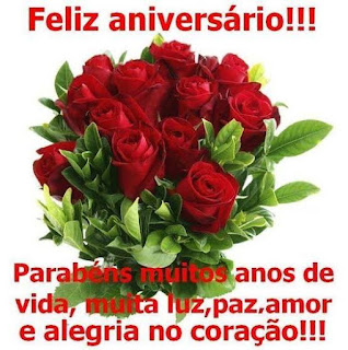 mensagem de aniversário com flores