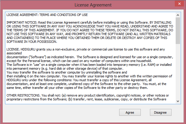 Setup HDD Guru Low Level Format for Windows