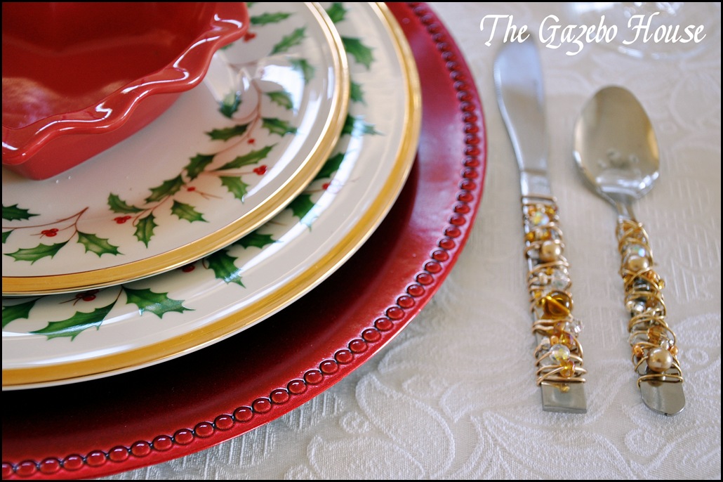 Valentines Day dinner table 014