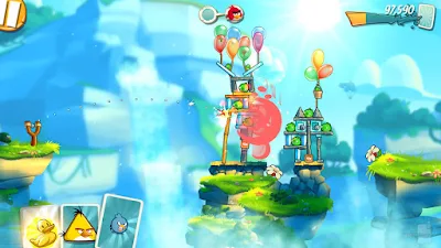 لعبة انجري بيرد, لعبة Angry Birds 2 للاندرويد, لعبة Angry Birds 2 مهكرة, لعبة Angry Birds 2 للاندرويد مهكرة