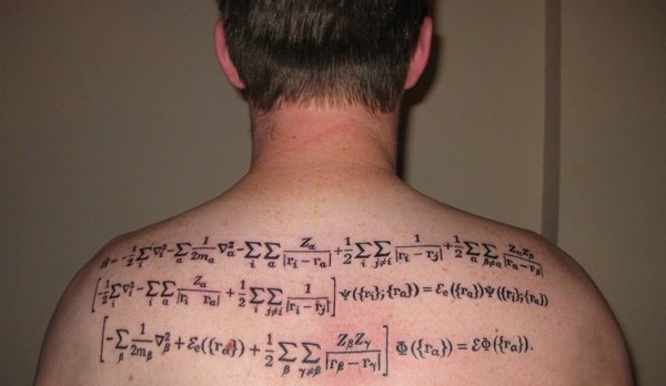 interest in math and science, others cover their bodies in tattoos of interest in math and science, others cover their bodies in tattoos of