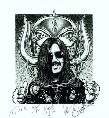 My Maple Valley homie Metal Marty got the one and only Lemmy Kilmister to 