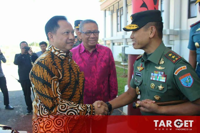 Pangdam XII Tanjungpura Sambut Kedatangan Mendagri