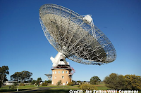 The Parkes Observatory in Australia