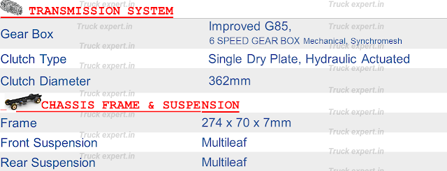 Bharat Benz 1917R Transmission System Details, Bharat Benz 1917R Transmission System, Bharat Benz 1917R  Gear box details, Bharat Benz 1917R Clutch Details, Bharat Benz 1917R Chassis Frame Details, Bharat Benz 1917R Suspension Detailed, Bharat Benz 1917R Front & Rear Suspension Details,