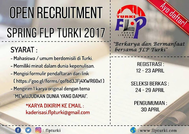 Open Recruitment Spring FLP TURKI2017