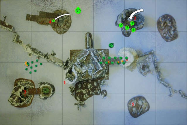 Warhammer 40k battle report - Maelstrom of War -  Schemes of War - 1250 points - Alpha Legion vs Mantis Warriors