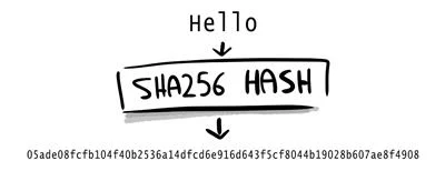 The Hash Function generates a unique code from every different input