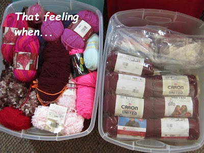 crochet, yarn stash