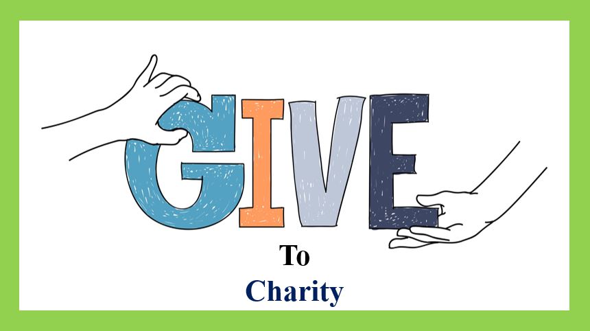 Giving to charity, Donate to charity