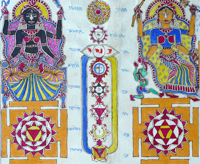 batohi jha madhubani tantra painting