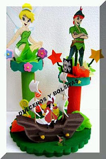 Children's Parties Decoration Peter Pan Centerpieces