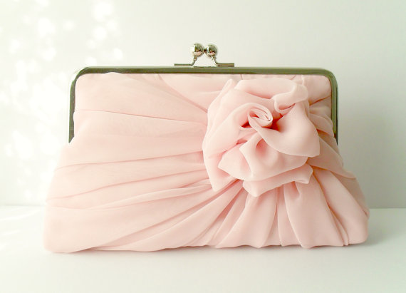 I adore this dusty pink clutch The color is so perfect and will add just a