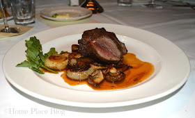 Sliced Filet Mignon with Cipollini Onions and Wild Mushrooms