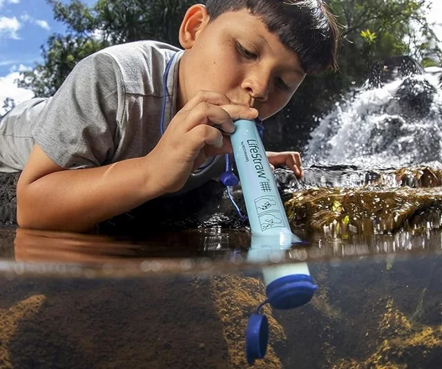 LifeStraw Personal Water Filter for Hiking, Camping, Travel, and Emergency Preparedness