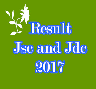 2017 year's Jsc and Jdc Examination result's news