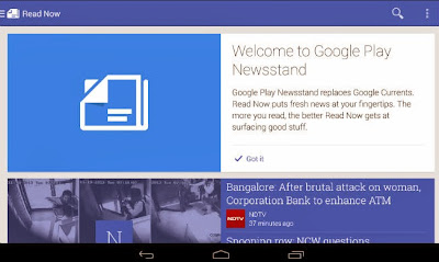 Appears on Google Play Newsstand Some Android Devices