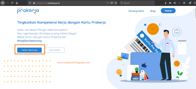 cara daftar kartu prakerja lengkap 2020