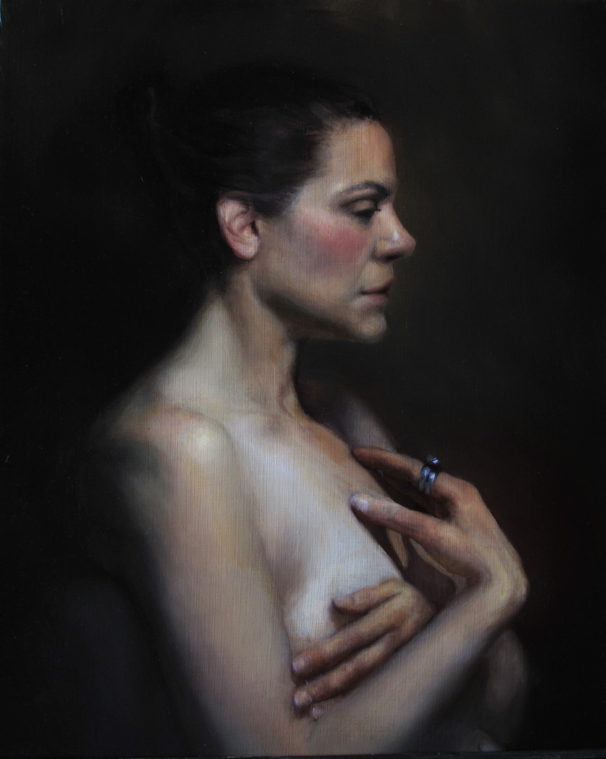 Portrait of Rachel , Oil on linen, 20