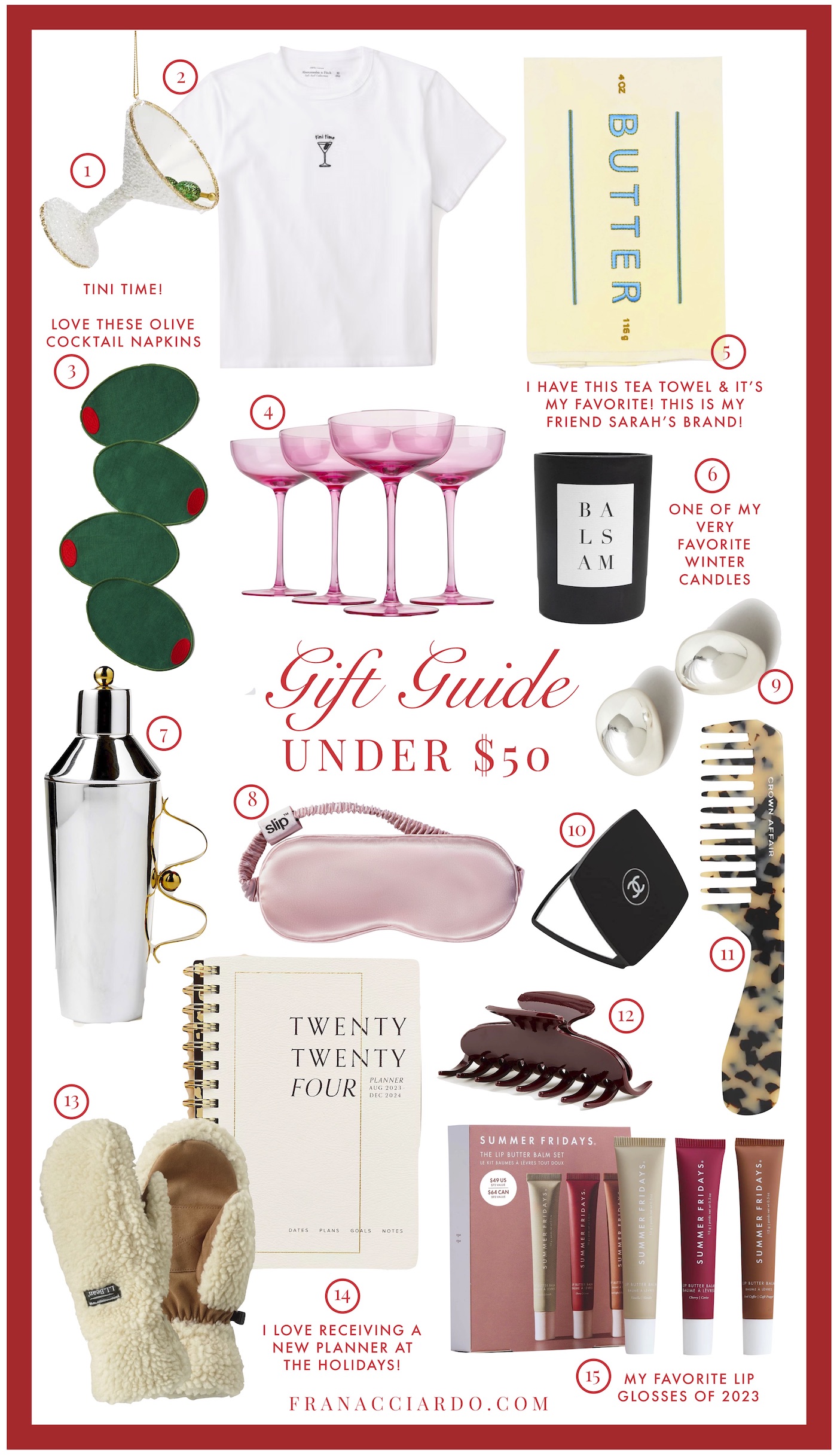 2023 Gift Guide: Under $50 Chic Girly Gift Ideas