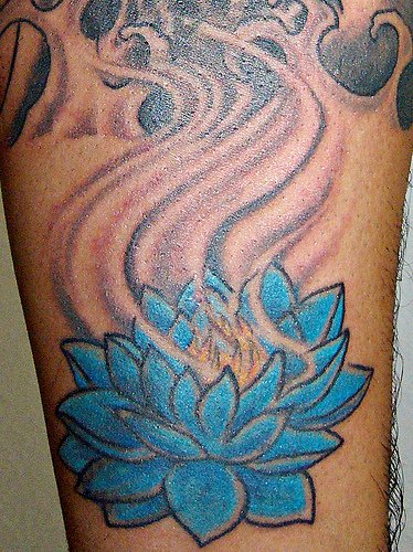 japanese lotus flower tattoo