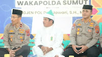 Wakapolda Sumut Hadiri Peringatan Isra' Mi'raj Nabi Muhammad SAW 1444 H