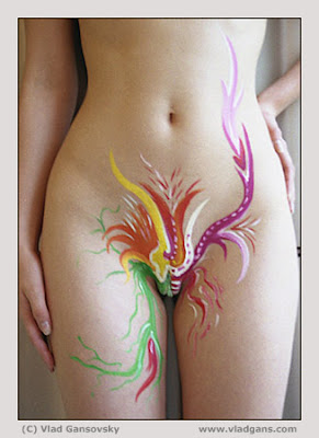 Crazy Art Sexy Body Painting