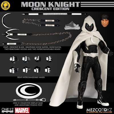 San Diego Comic-Con 2019 Exclusive Moon Knight Crescent Edition One:12 Collective Marvel Action Figure by Mezco Toyz