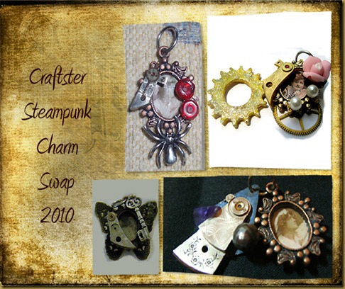 Steampunk charm swap