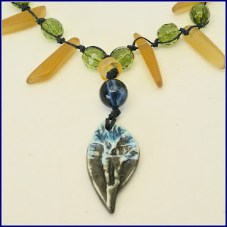 necklace by BayMoonDesign featuring focal by Mary Harding