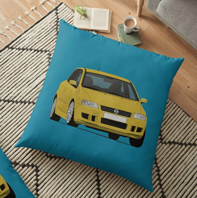 Fiat Stilo pillow