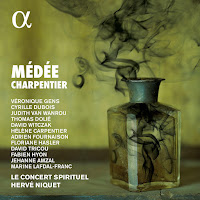 New Album Releases: CHARPENTIER - MEDEE (Véronique Gens, Cyrille Dubois, Hervé Niquet)