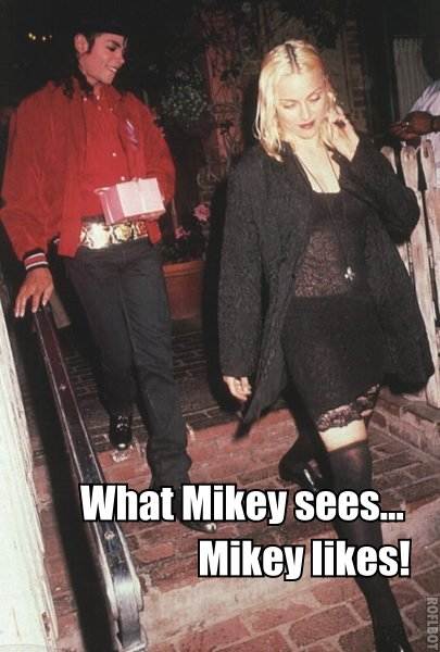 Michael Jackson Madonna Likes Meme