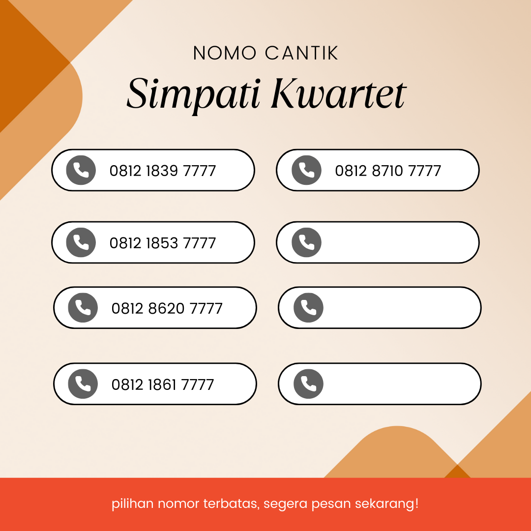 Nomor Cantik Simpati 7777 Telkomsel Prabayar