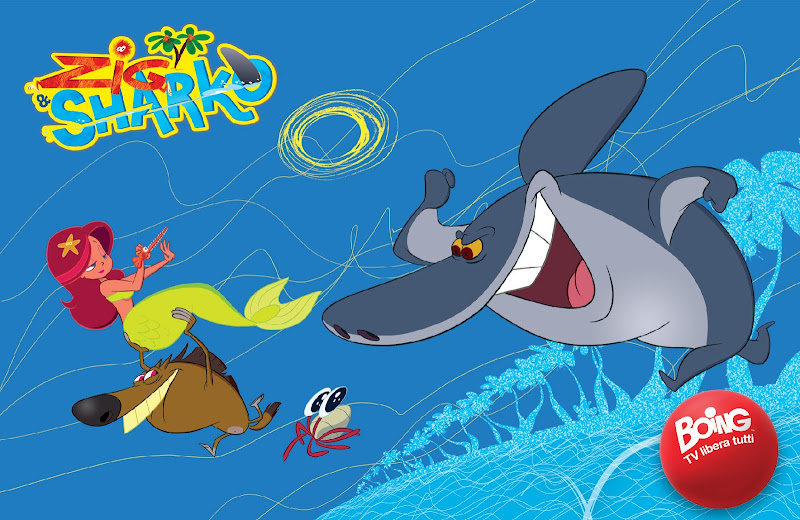 zig  sharko coloring pages  coloring pages gallery