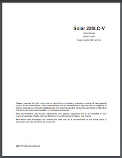 Daewoo solar 220lc-V Shop manual