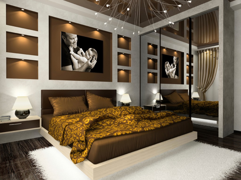 House Design Exterior and Interior: The Best Bedroom Design with Brown ...