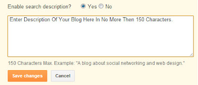 Cho phép tìm kiếm Mô tả hoặc Meta Tags cho Blogspost cho phép mô tả tìm kiếm trong blogger