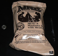 MRE Review: Menu 8, Marinara Sauce with Meatballs Overwrap