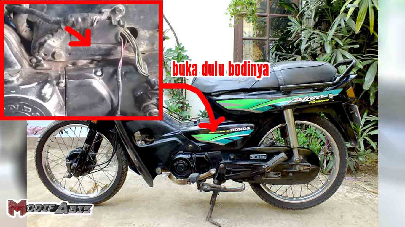 Letak Nomer Mesin Dan Nomer Rangka Honda Astrea Grand Modif Abis