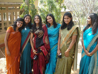 Chennai girls celebrating their farewell.