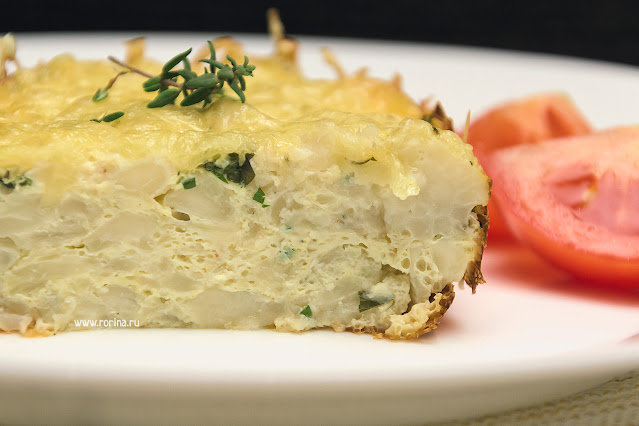 Запеченная цветная капуста с сыром и яйцом пошаговый рецепт фото