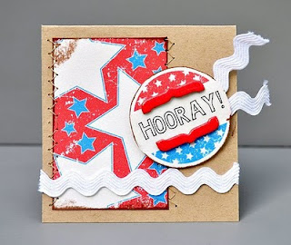 SRM Stickers Blog - Parade of 4th of July Projects - #rthofjuly #layouts #cards #altered  #favors