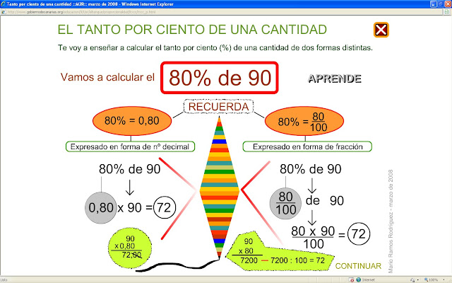 Resultado de imagen de porcentajes esquema 6 primaria