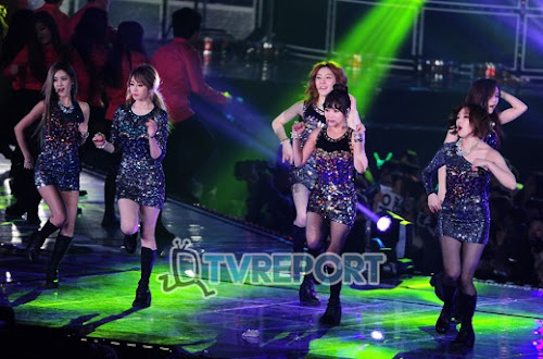 Foto T-ara Perform di Melon Music Awards 2012