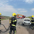Veículo é destruído por incêndio na BR-470 em Campos Novos