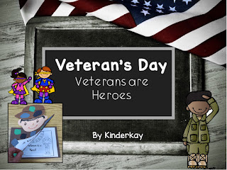 https://www.teacherspayteachers.com/Product/Veterans-Day-Veterans-are-Heroes-950920