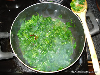 ChallaPulusu / Spinach-Buttermilk Soup -gives Cool and energy to body
